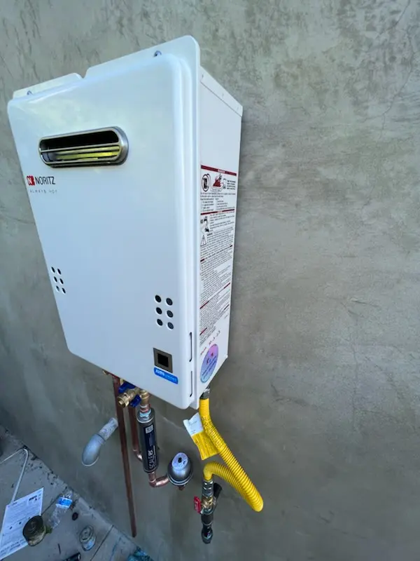 Tankless water heater installation for Friesville homes
